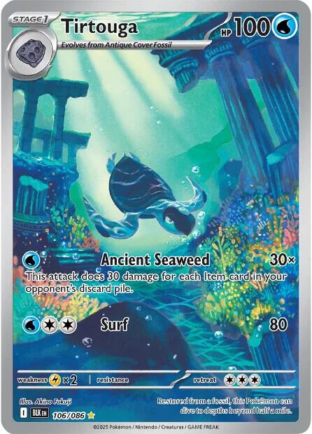 Tirtouga (106/086) [Scarlet & Violet: Black Bolt] | Exor Games New Glasgow