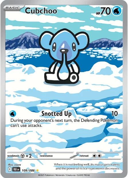 Cubchoo (109/086) [Scarlet & Violet: Black Bolt] | Exor Games New Glasgow