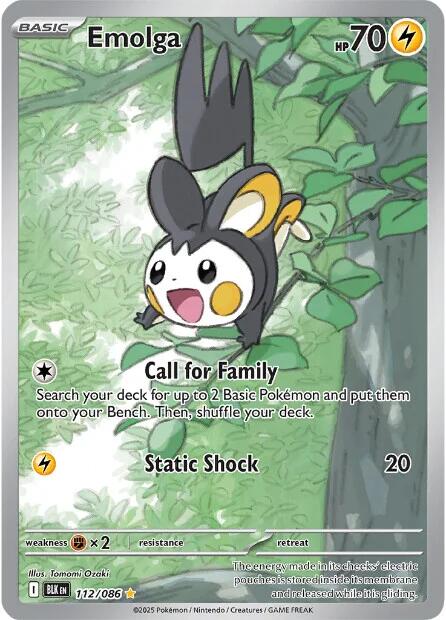 Emolga (112/086) [Scarlet & Violet: Black Bolt] | Exor Games New Glasgow