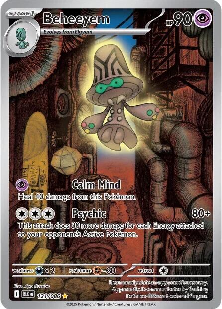 Beheeyem (121/086) [Scarlet & Violet: Black Bolt] | Exor Games New Glasgow