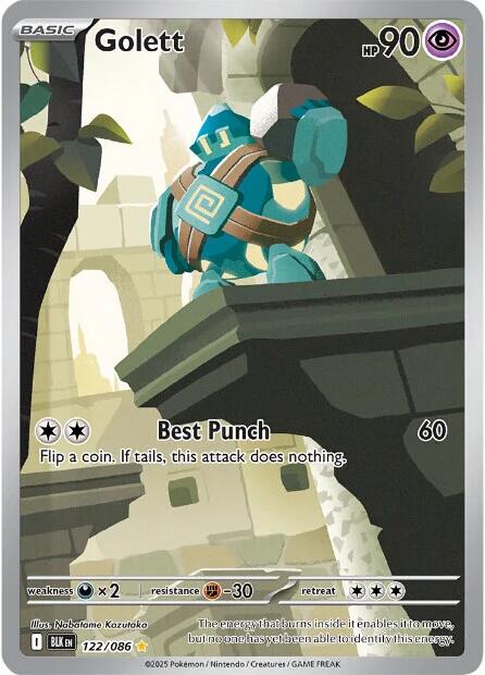 Golett (122/086) [Scarlet & Violet: Black Bolt] | Exor Games New Glasgow