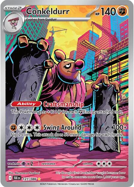 Conkeldurr (127/086) [Scarlet & Violet: Black Bolt] | Exor Games New Glasgow