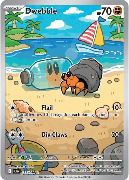 Dwebble (129/086) [Scarlet & Violet: Black Bolt] | Exor Games New Glasgow
