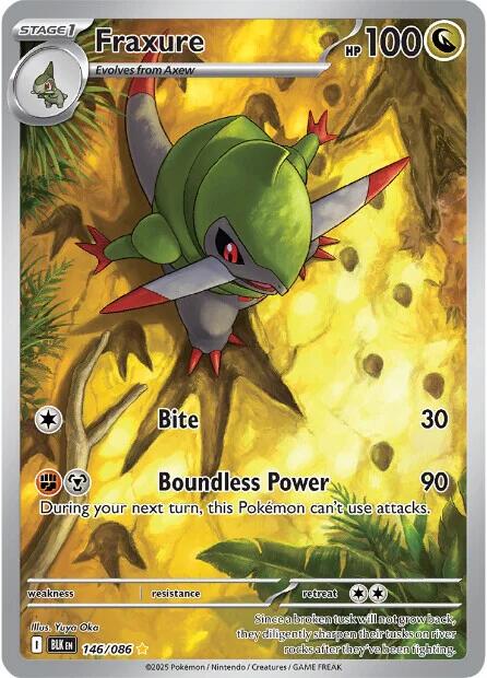 Fraxure (146/086) [Scarlet & Violet: Black Bolt] | Exor Games New Glasgow