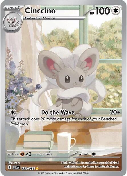 Cinccino (153/086) [Scarlet & Violet: Black Bolt] | Exor Games New Glasgow