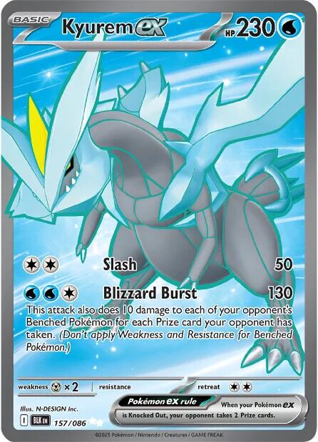 Kyurem ex (157/086) [Scarlet & Violet: Black Bolt] | Exor Games New Glasgow