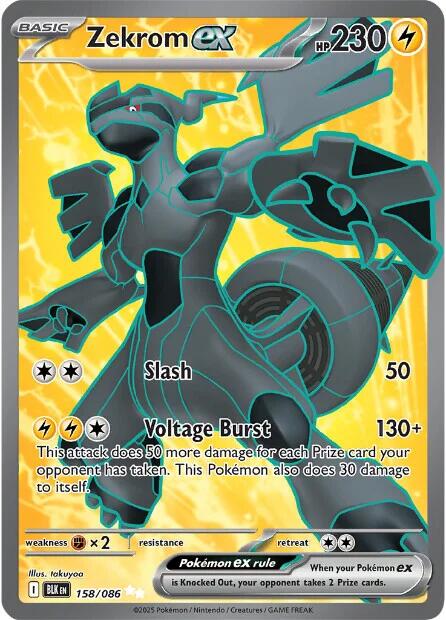 Zekrom ex (158/086) [Scarlet & Violet: Black Bolt] | Exor Games New Glasgow