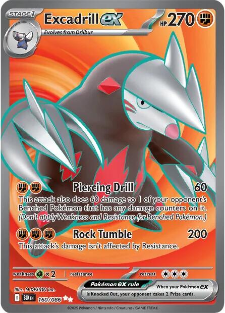 Excadrill ex (160/086) [Scarlet & Violet: Black Bolt] | Exor Games New Glasgow