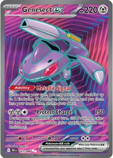 Genesect ex (161/086) [Scarlet & Violet: Black Bolt] | Exor Games New Glasgow