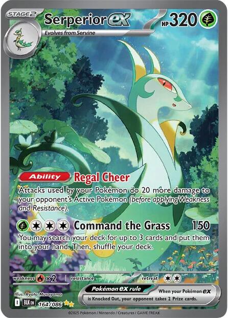Serperior ex (164/086) [Scarlet & Violet: Black Bolt] | Exor Games New Glasgow