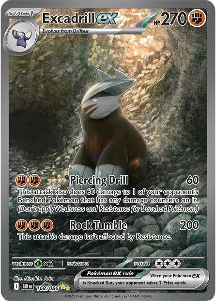Excadrill ex (168/086) [Scarlet & Violet: Black Bolt] | Exor Games New Glasgow