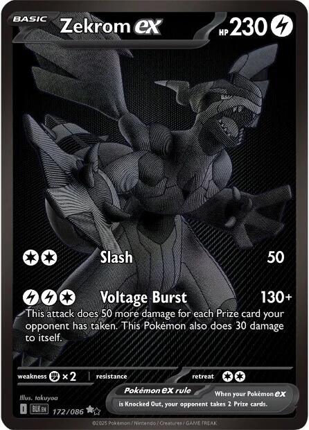 Zekrom ex (172/086) [Scarlet & Violet: Black Bolt] | Exor Games New Glasgow