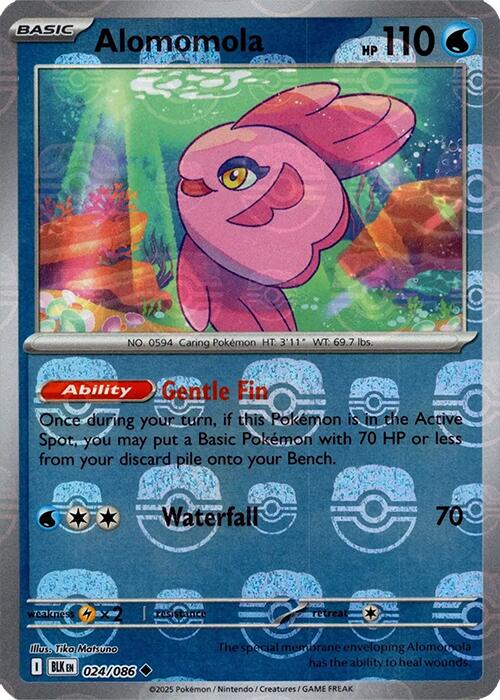 Alomomola (024/086) (Master Ball Pattern) [Scarlet & Violet: Black Bolt] | Exor Games New Glasgow