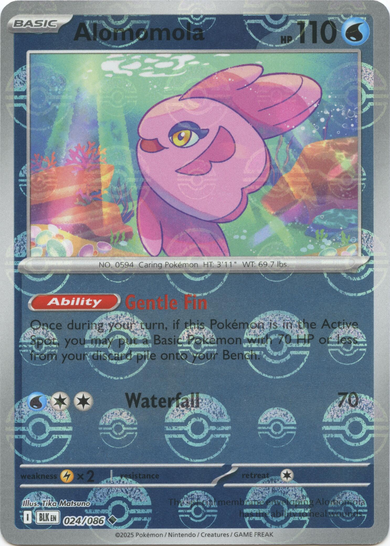 Alomomola (024/086) (Poke Ball Pattern) [Scarlet & Violet: Black Bolt] | Exor Games New Glasgow