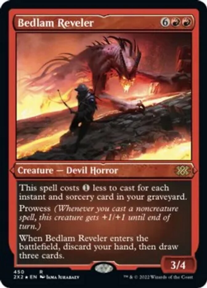 Bedlam Reveler (Foil Etched) [Double Masters 2022] | Exor Games New Glasgow