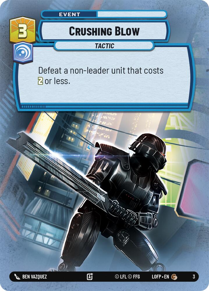 Crushing Blow (3) (3) [Organized Play Promos] | Exor Games New Glasgow