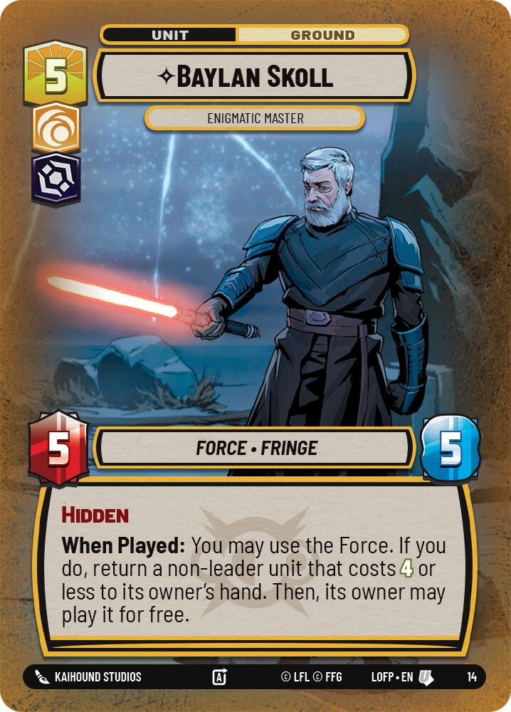 Baylan Skoll - Enigmatic Master (14) (14) [Organized Play Promos] | Exor Games New Glasgow