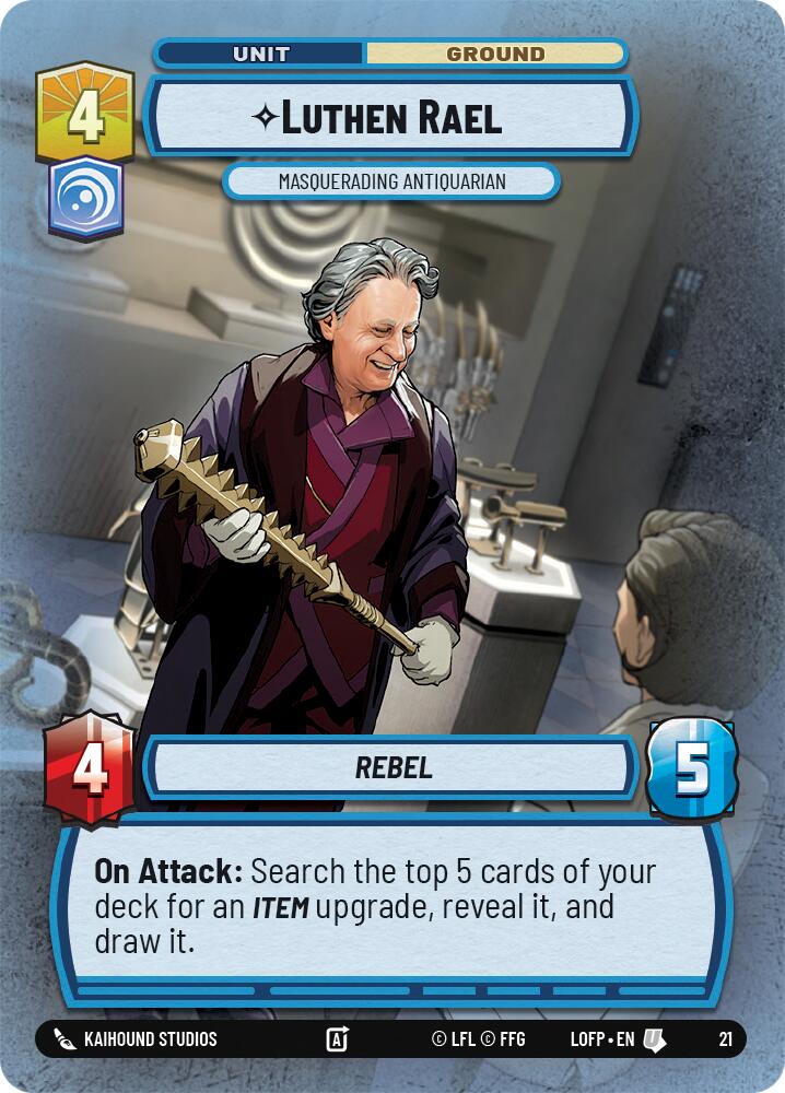Luthen Rael - Masquerading Antiquarian (21) (21) [Organized Play Promos] | Exor Games New Glasgow