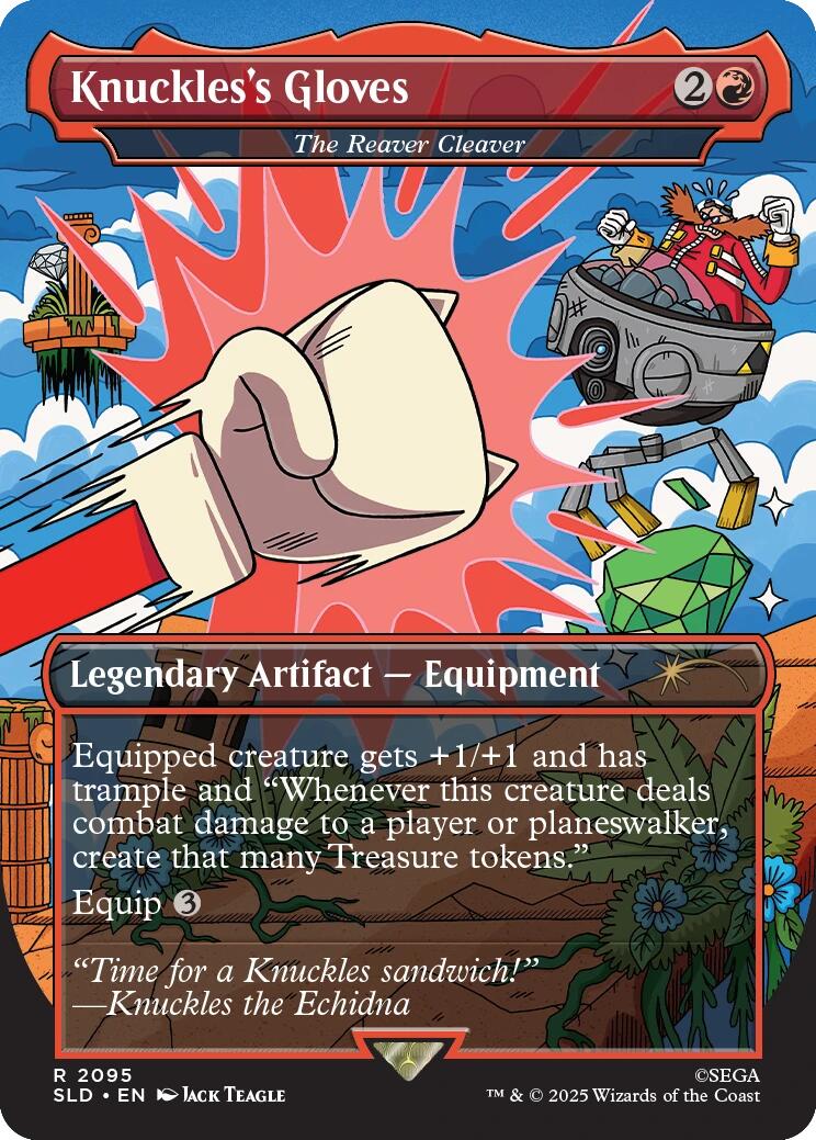 Knuckles's Gloves - The Reaver Cleaver [Secret Lair Drop Series] | Exor Games New Glasgow