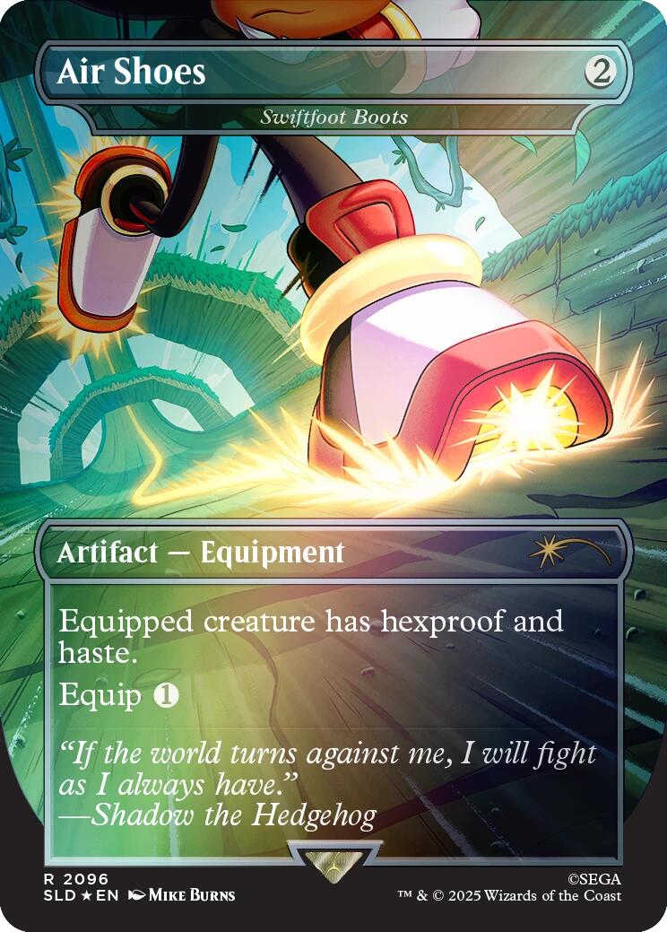 Air Shoes - Swiftfoot Boots (Rainbow Foil) [Secret Lair Drop Series] | Exor Games New Glasgow