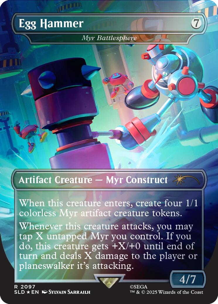 Egg Hammer - Myr Battlesphere (Rainbow Foil) [Secret Lair Drop Series] | Exor Games New Glasgow
