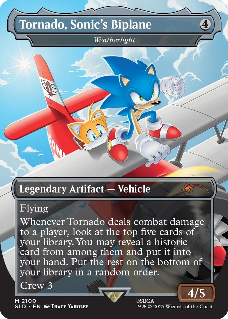 Tornado, Sonic's Biplane - Weatherlight [Secret Lair Drop Series] | Exor Games New Glasgow