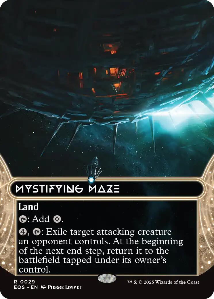 Mystifying Maze (0029) (Borderless) [Edge of Eternities: Stellar Sights] | Exor Games New Glasgow