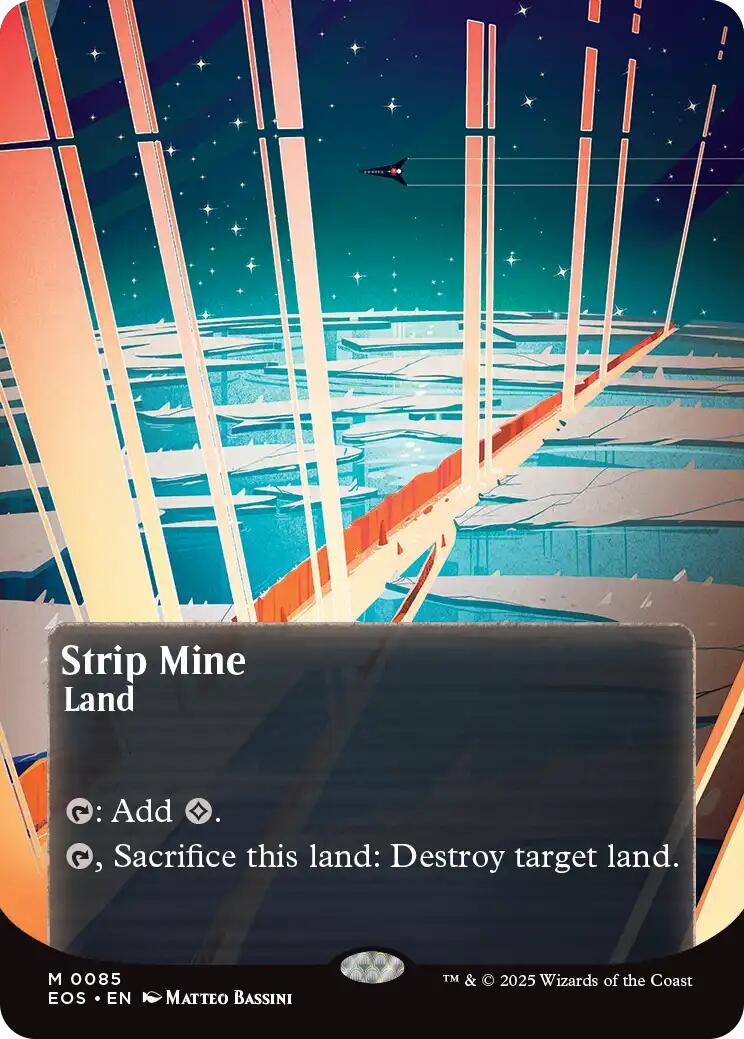 Strip Mine (0085) (Borderless) [Edge of Eternities: Stellar Sights] | Exor Games New Glasgow