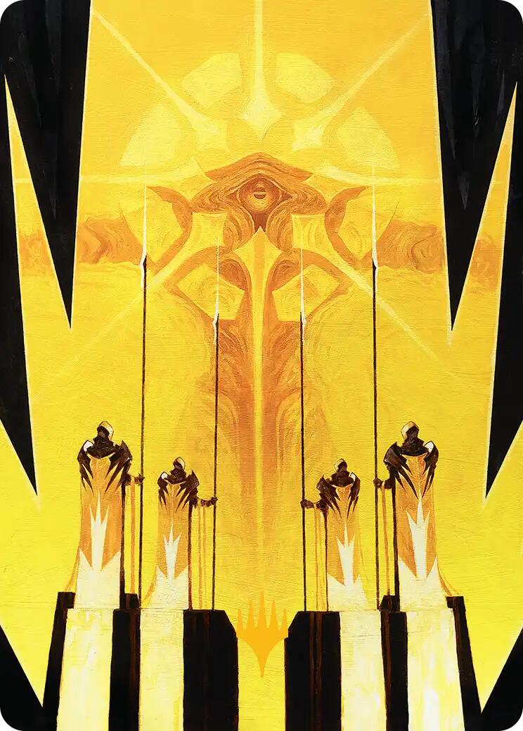 Hardlight Containment Art Card (Gold-Stamped Planeswalker Symbol) [Edge of Eternities Art Series] | Exor Games New Glasgow