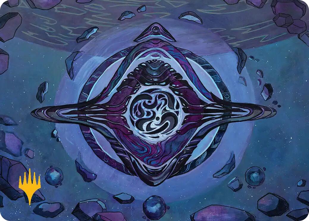 Archenemy's Charm Art Card (Gold-Stamped Planeswalker Symbol) [Edge of Eternities Art Series] | Exor Games New Glasgow