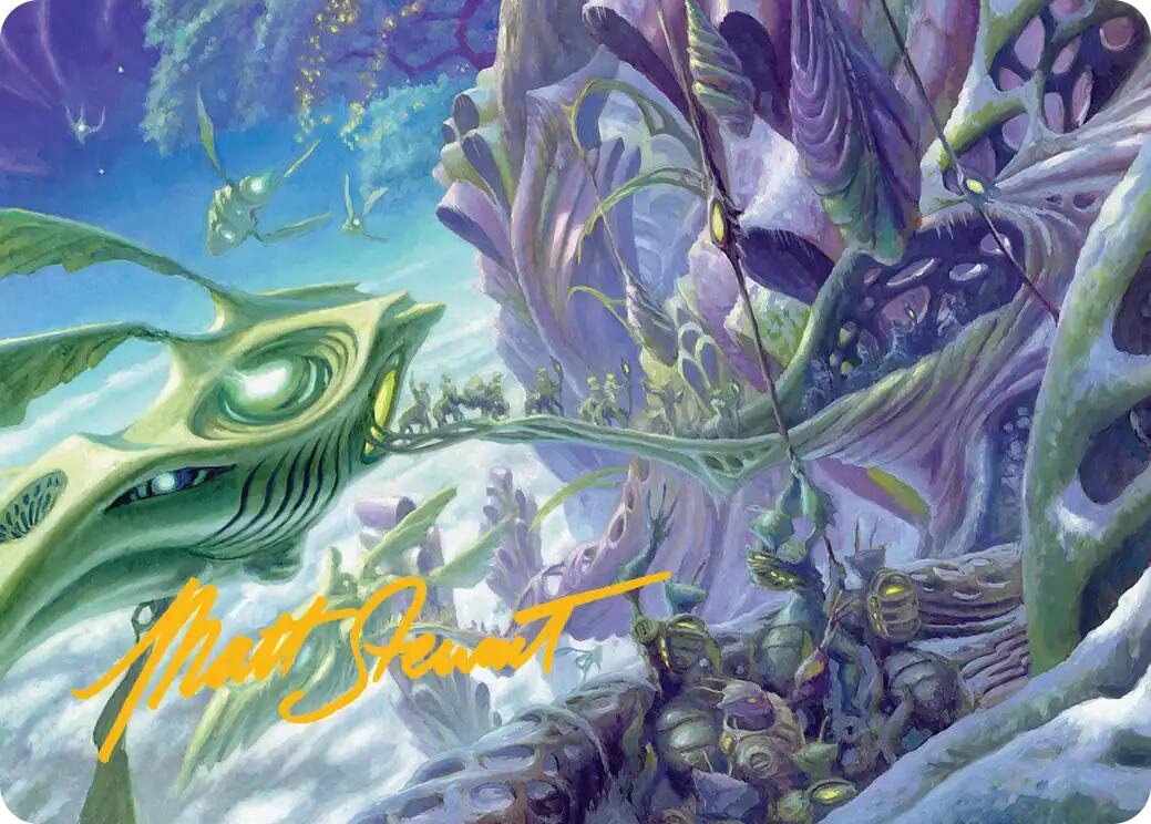 Loading Zone Art Card (Gold-Stamped Signature) [Edge of Eternities Art Series] | Exor Games New Glasgow