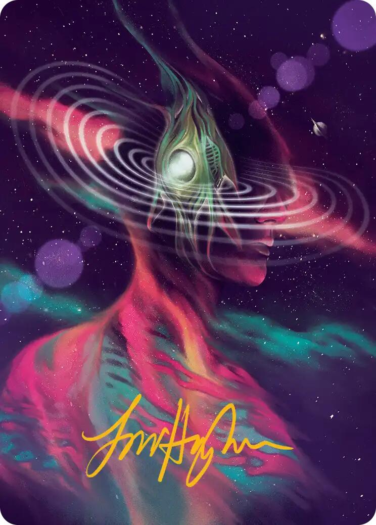 Terrasymbiosis Art Card (Gold-Stamped Signature) [Edge of Eternities Art Series] | Exor Games New Glasgow