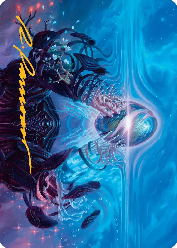 The Endstone Art Card (Gold-Stamped Signature) [Edge of Eternities Art Series] | Exor Games New Glasgow