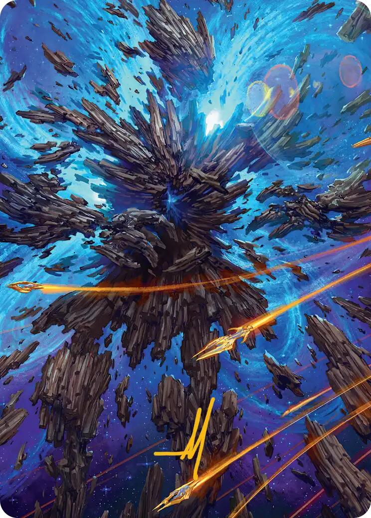 Celestial Colonnade Art Card (Gold-Stamped Signature) [Edge of Eternities Art Series] | Exor Games New Glasgow