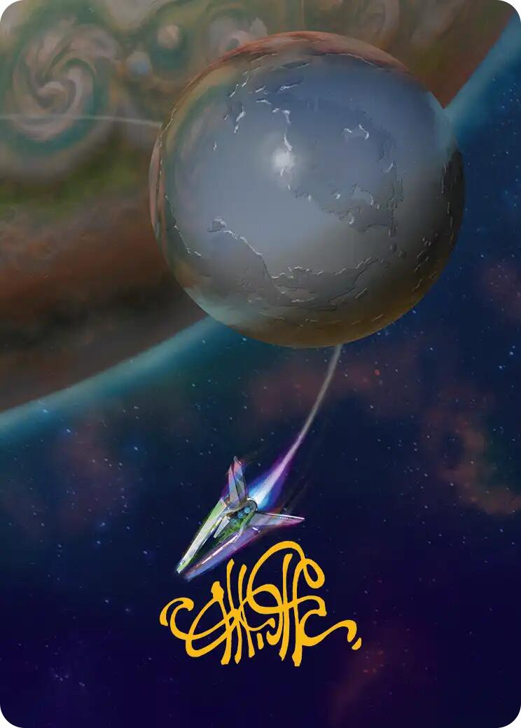 Reflecting Pool Art Card (Gold-Stamped Signature) [Edge of Eternities Art Series] | Exor Games New Glasgow