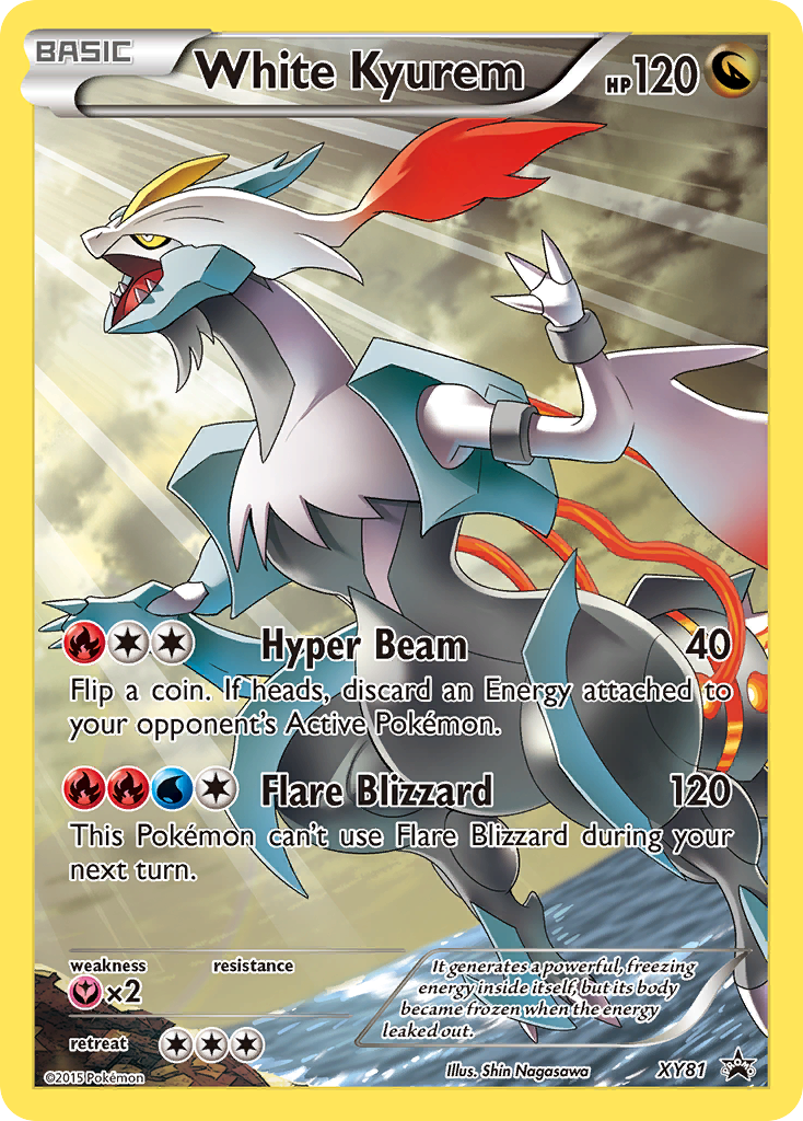 White Kyurem (XY81) (Full Art Promo) [XY: Black Star Promos] | Exor Games New Glasgow