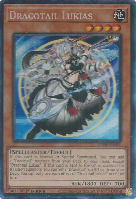 Dracotail Lukias (CR) [JUSH-EN001] Collector's Rare | Exor Games New Glasgow