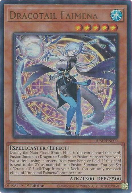 Dracotail Faimena [JUSH-EN002] Ultra Rare | Exor Games New Glasgow