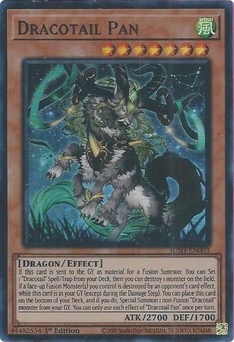 Dracotail Pan (Super Rare) [JUSH-EN003] Super Rare | Exor Games New Glasgow