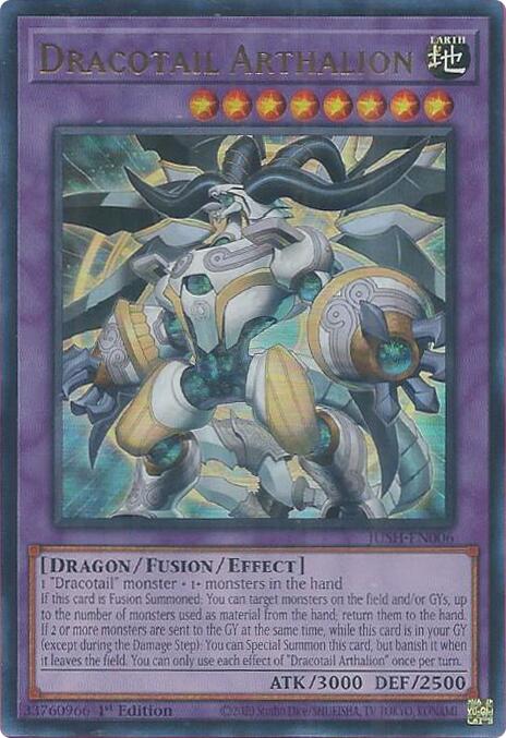 Dracotail Arthalion [JUSH-EN006] Ultra Rare | Exor Games New Glasgow