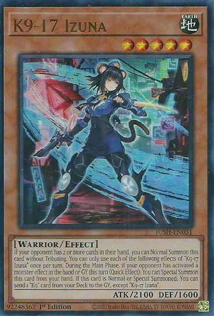 K9-17 Izuna [JUSH-EN031] Ultra Rare | Exor Games New Glasgow
