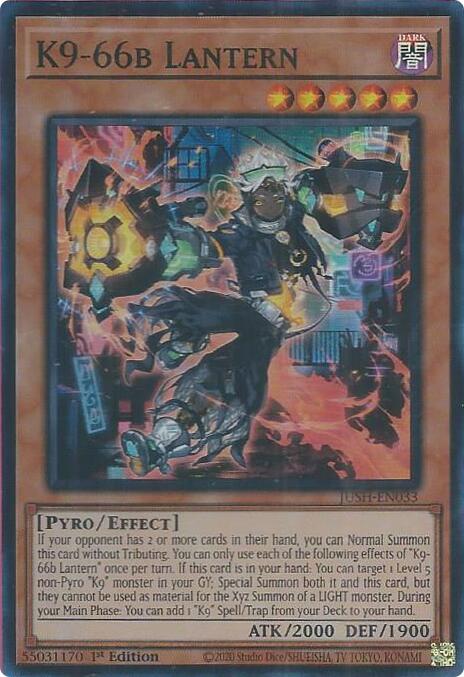 K9-66b Lantern [JUSH-EN033] Super Rare | Exor Games New Glasgow