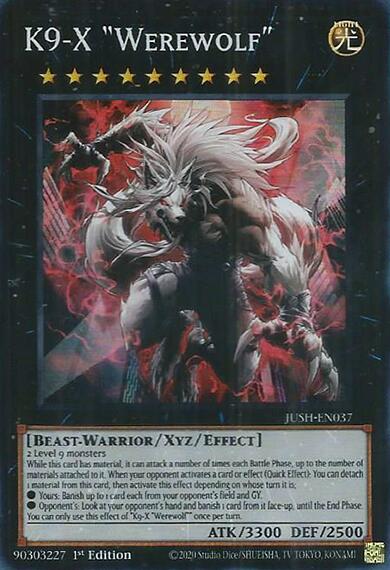 K9-X "Werewolf" [JUSH-EN037] Super Rare | Exor Games New Glasgow