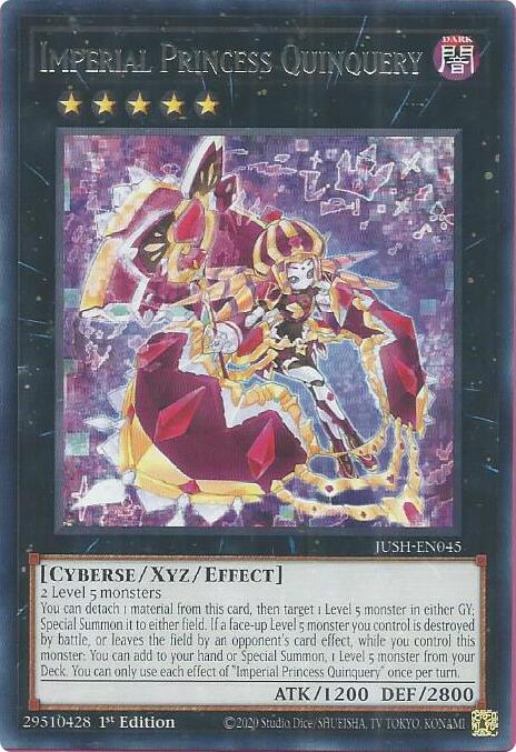 Imperial Princess Quinquery [JUSH-EN045] Rare | Exor Games New Glasgow