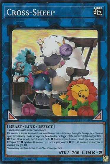 Cross-Sheep (Super Rare) [JUSH-EN048] Super Rare | Exor Games New Glasgow