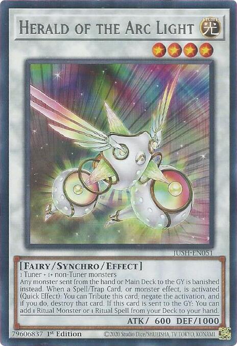 Herald of the Arc Light [JUSH-EN051] Rare | Exor Games New Glasgow