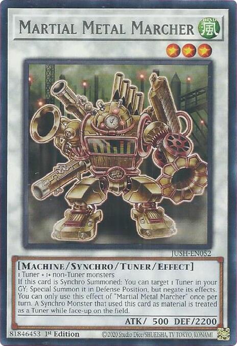 Martial Metal Marcher [JUSH-EN052] Rare | Exor Games New Glasgow