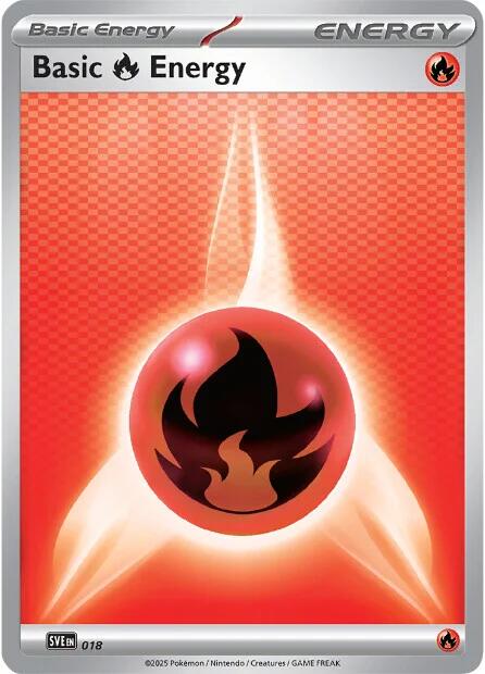 Basic Fire Energy (018) [Scarlet & Violet: Black Bolt] | Exor Games New Glasgow