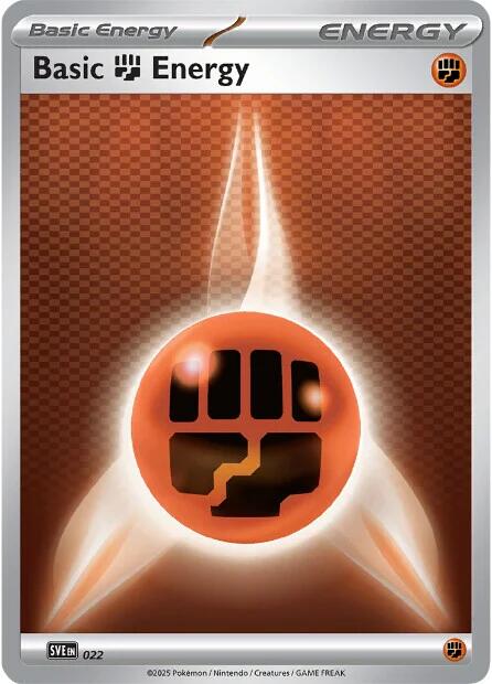 Basic Fighting Energy (022) [Scarlet & Violet: Black Bolt] | Exor Games New Glasgow