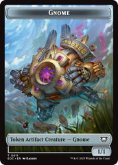 Gnome // Golem (0014) Double-Sided Token [Edge of Eternities Commander Tokens] | Exor Games New Glasgow